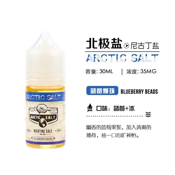 ZERO小煙專用煙油北極鹽尼古丁鹽煙油薄荷水果菸草-藍莓爆珠30ML(濃度35mg)